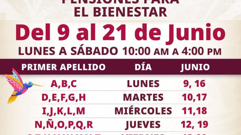 Del 9 al 21 de junio se abre registro a las Pensiones Mujeres Bienestar y para Adultos Mayores: Ariadna Montiel