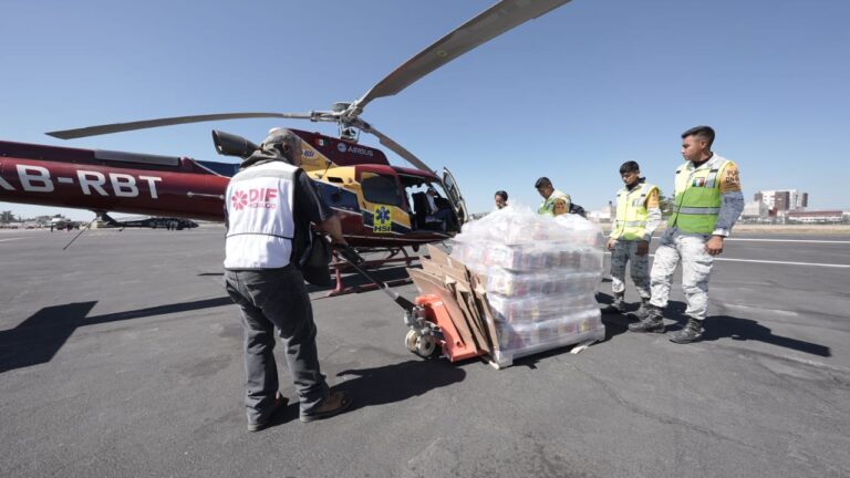 Aeropuerto Juan Guillermo Villasana, centro de coordinación para auxiliar a la población hidalguense