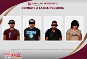 Cae célula dedicada al robo con violencia en carretera a Ciudad Sahagún