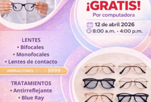 JORNADA VISUAL OPTIMA MADI ZIMAPAN 12 DE ABRIL EN JACALA, HIDALGO.