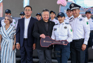 Julio Menchaca fortalece estrategia de seguridad y dota a cuerpos policiales de nuevas unidades y equipo