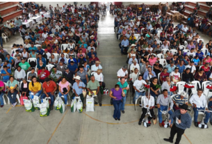 Entrega Saderh apoyos directos en la Huasteca y Sierra Alta