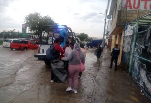 Policía estatal refuerza monitoreo y apoyo preventivo por lluvias