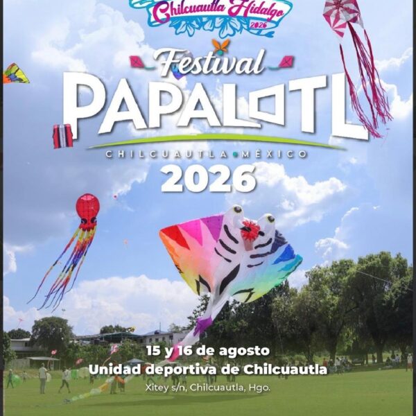 Chilcuautla llenará su cielo de colores con el 9.º Festival Internacional Papalotl
