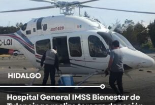 Hospital General IMSS Bienestar de Tulancingo realiza tercera procuración de órganos de 2026
